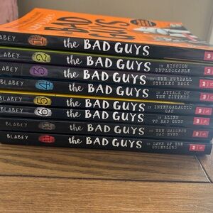 The Bad Guys Book LOT #1-6 10,11 Graphic Novels Boy Humor